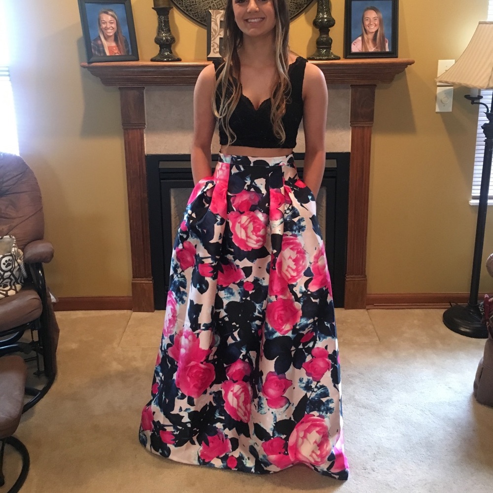 2 piece homecoming dress